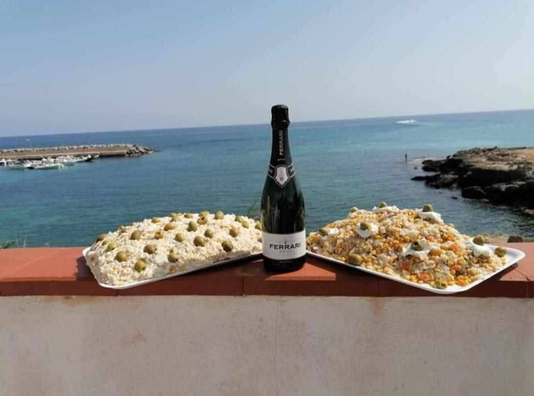 La Terrazza Sul Mare Monolocale Con Terrazza Vicino Aereoporto&Mare Sicilian Vintage Style Beach House Cinisi Kültér fotó
